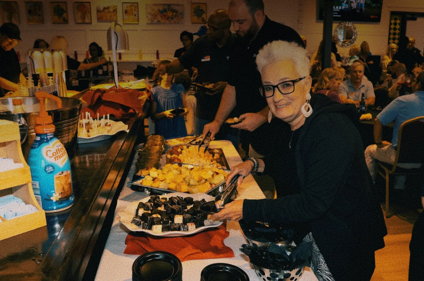 Candid moment from The Venue Clermont grand opening and ribbon cutting celebration